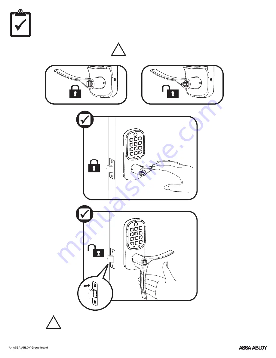 Yale Assure Lock Lever Push Button YRL216 Скачать руководство пользователя страница 13