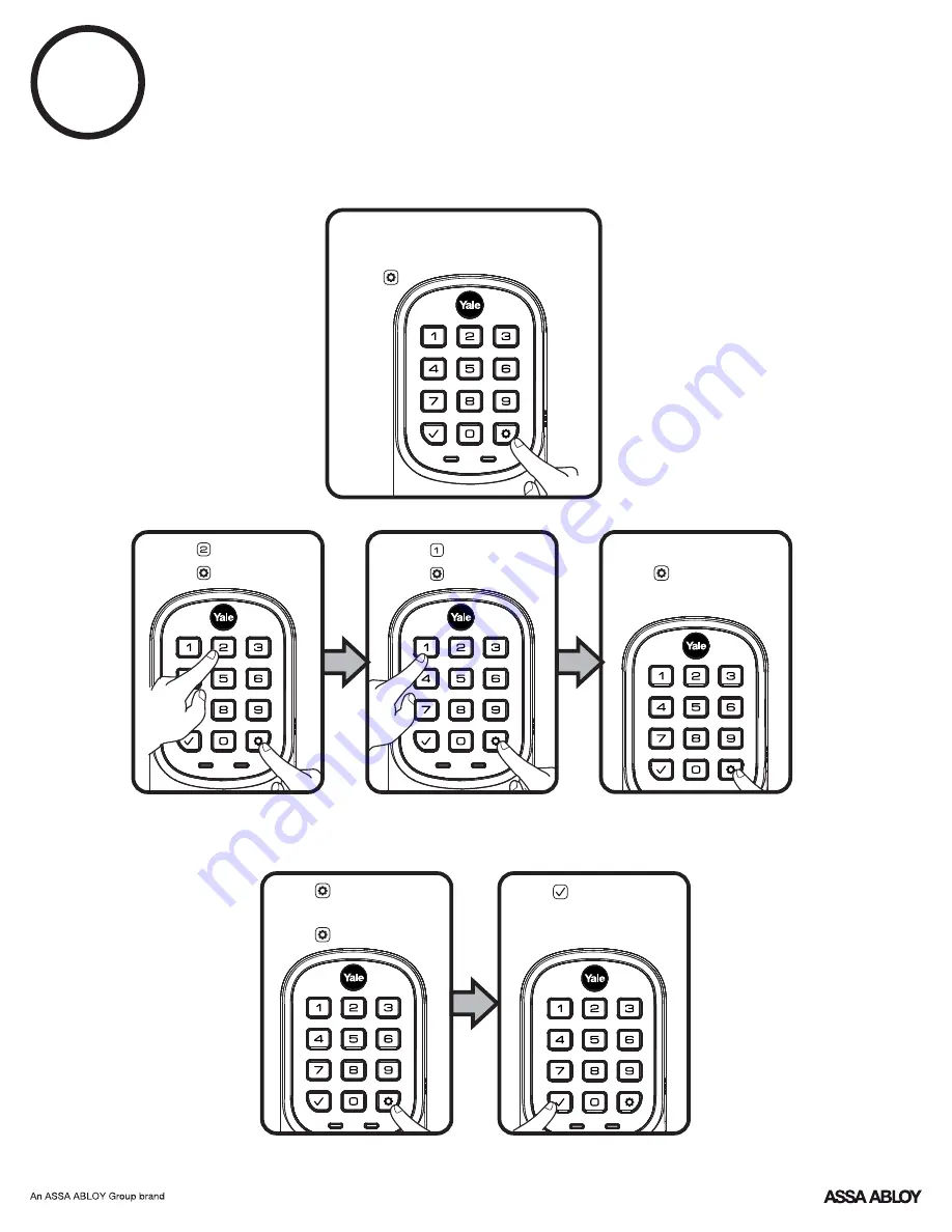 Yale Assure Lock Lever Push Button YRL216 Скачать руководство пользователя страница 23