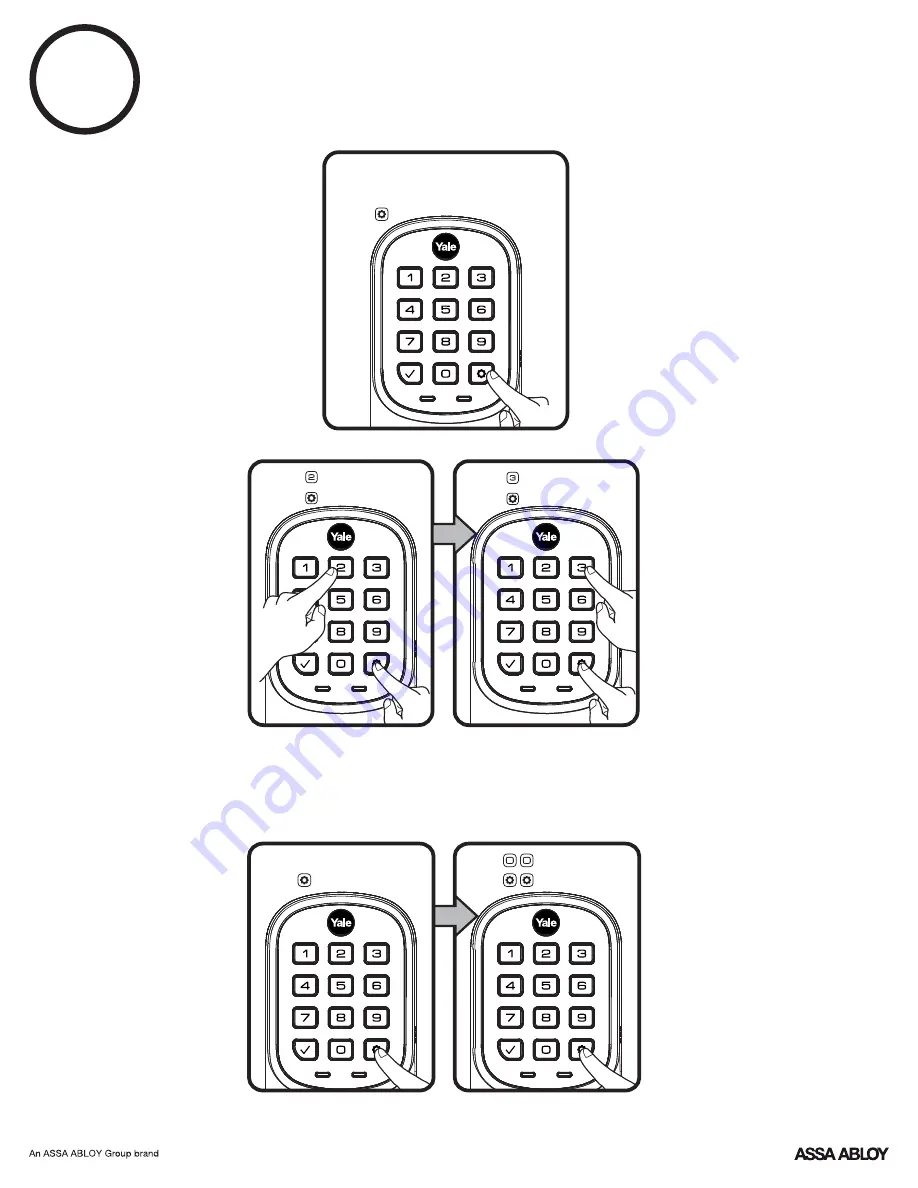 Yale Assure Lock Lever Push Button YRL216 Скачать руководство пользователя страница 24