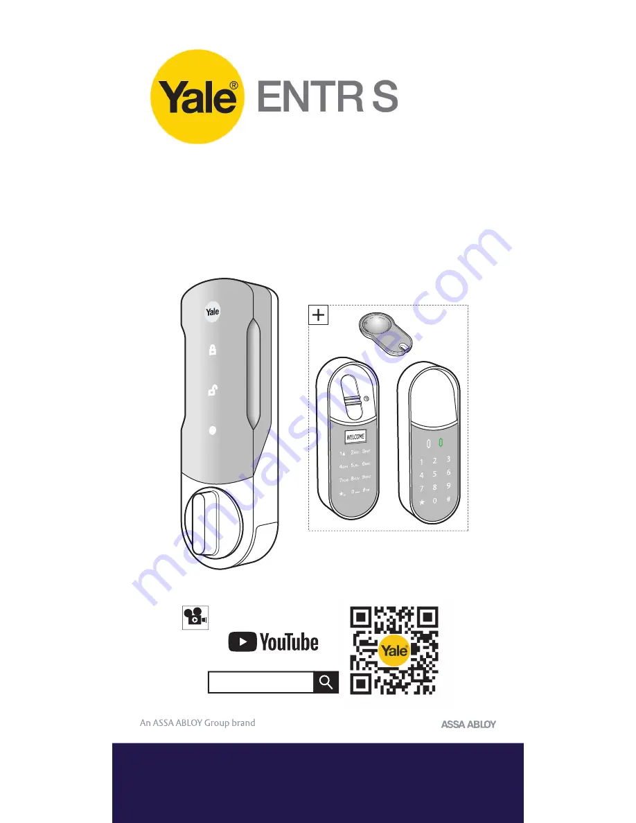 Yale ENTR S Quick Manual Download Page 1