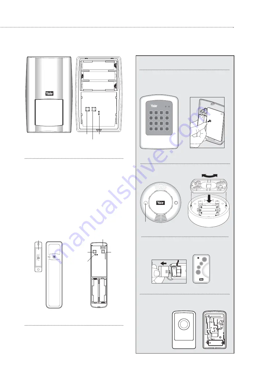 Yale HSA3800 Скачать руководство пользователя страница 7