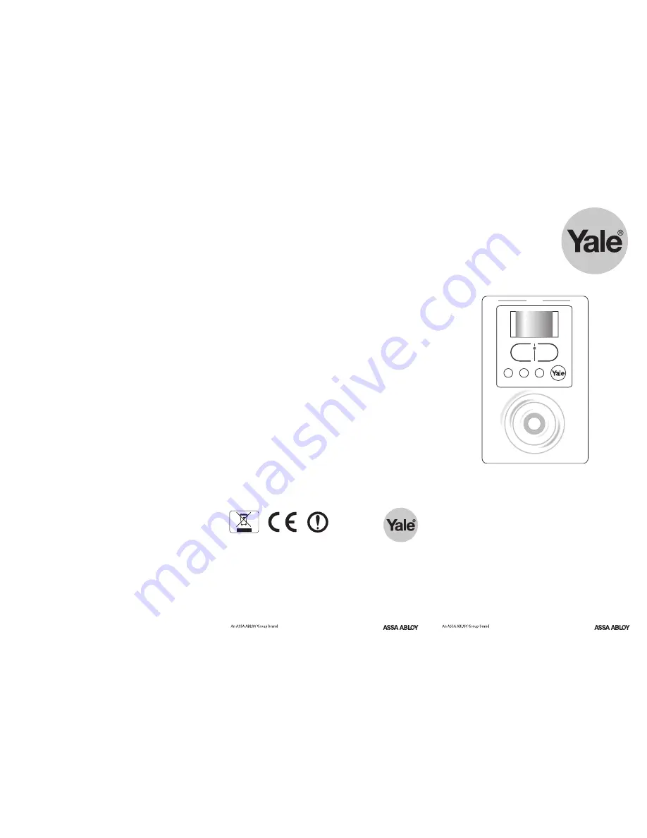 Yale SAA8011 Скачать руководство пользователя страница 1