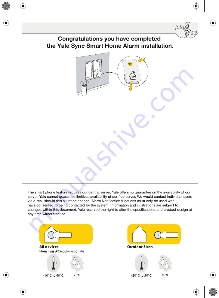 Yale Sync Alarm Installation Manual Download Page 19