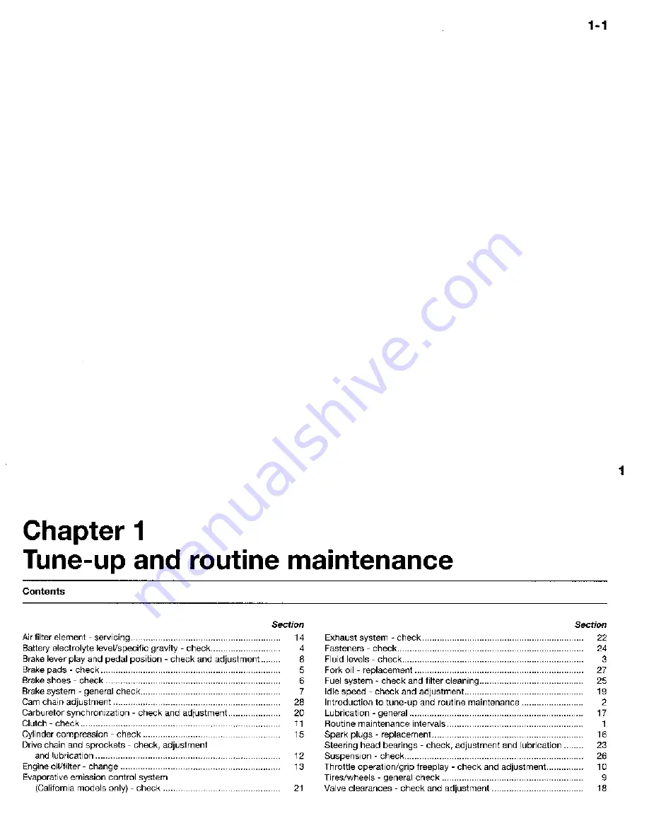 Yamaha 1984 FJ600 Owners Workshop Manual Download Page 23