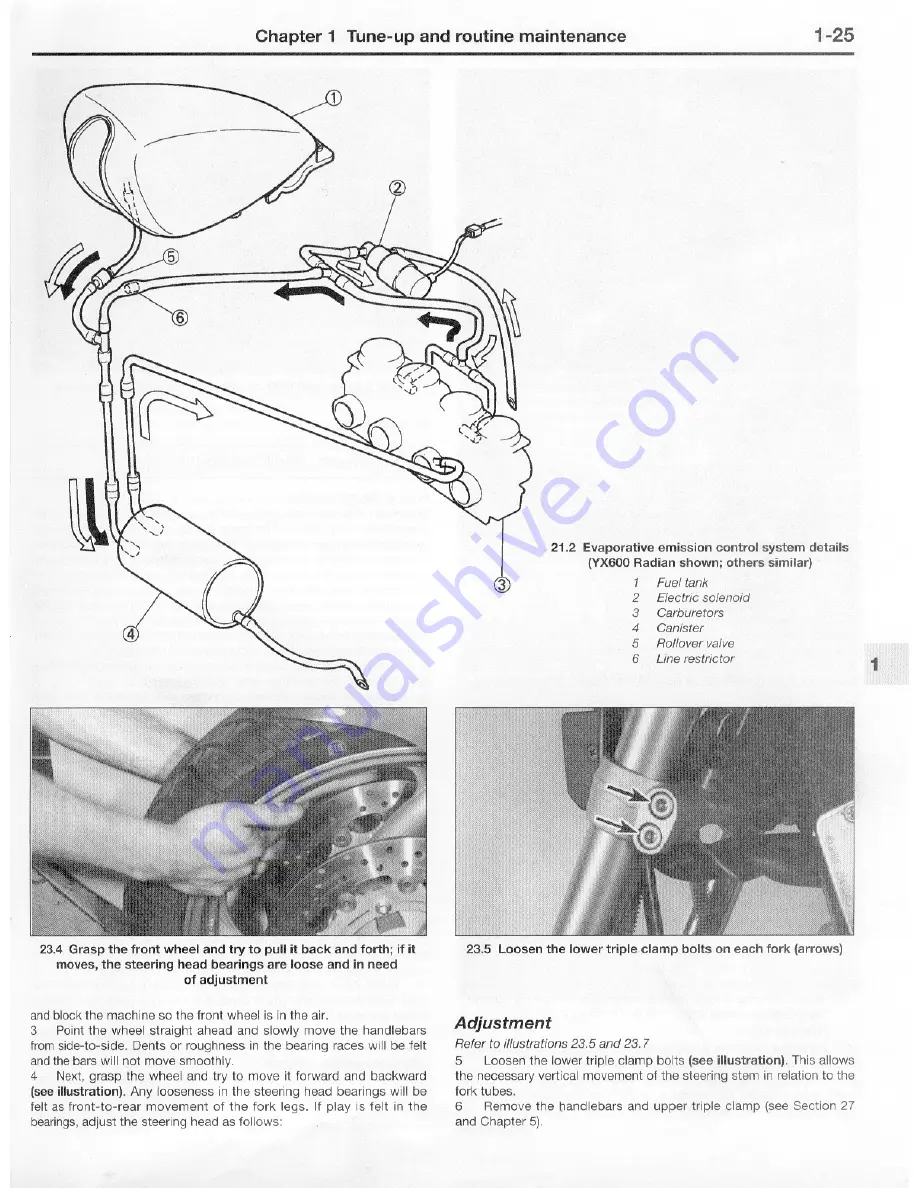 Yamaha 1984 FJ600 Owners Workshop Manual Download Page 47