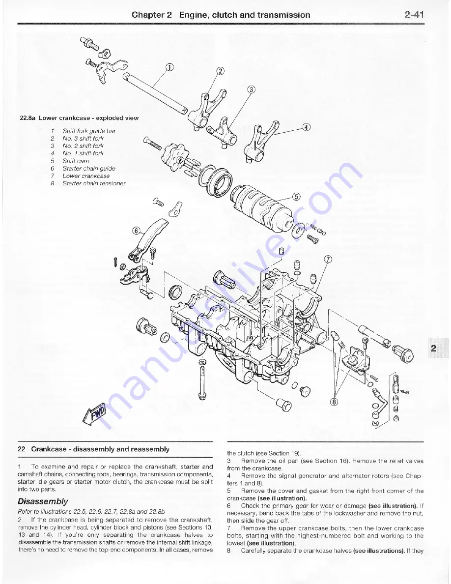 Yamaha 1984 FJ600 Owners Workshop Manual Download Page 90