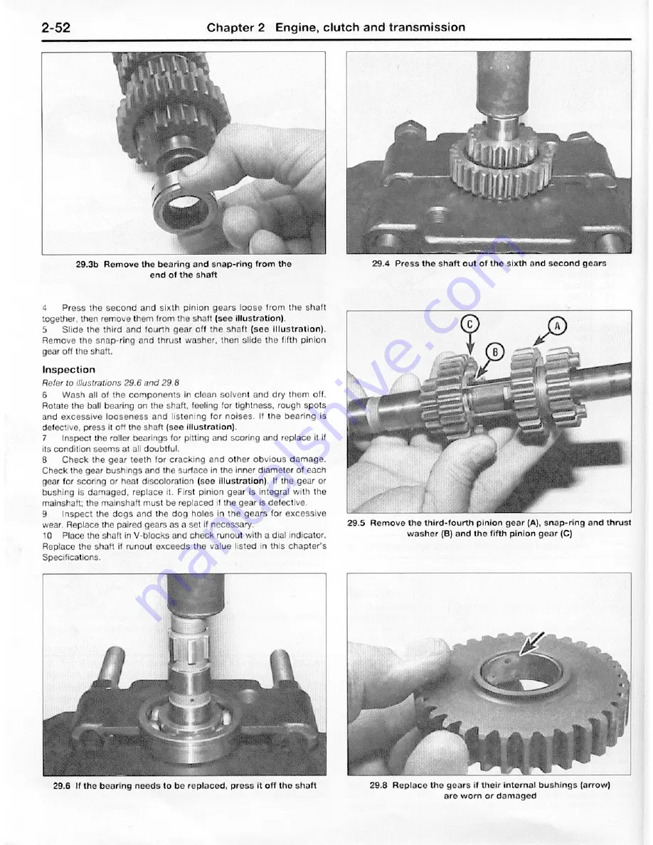 Yamaha 1984 FJ600 Owners Workshop Manual Download Page 101