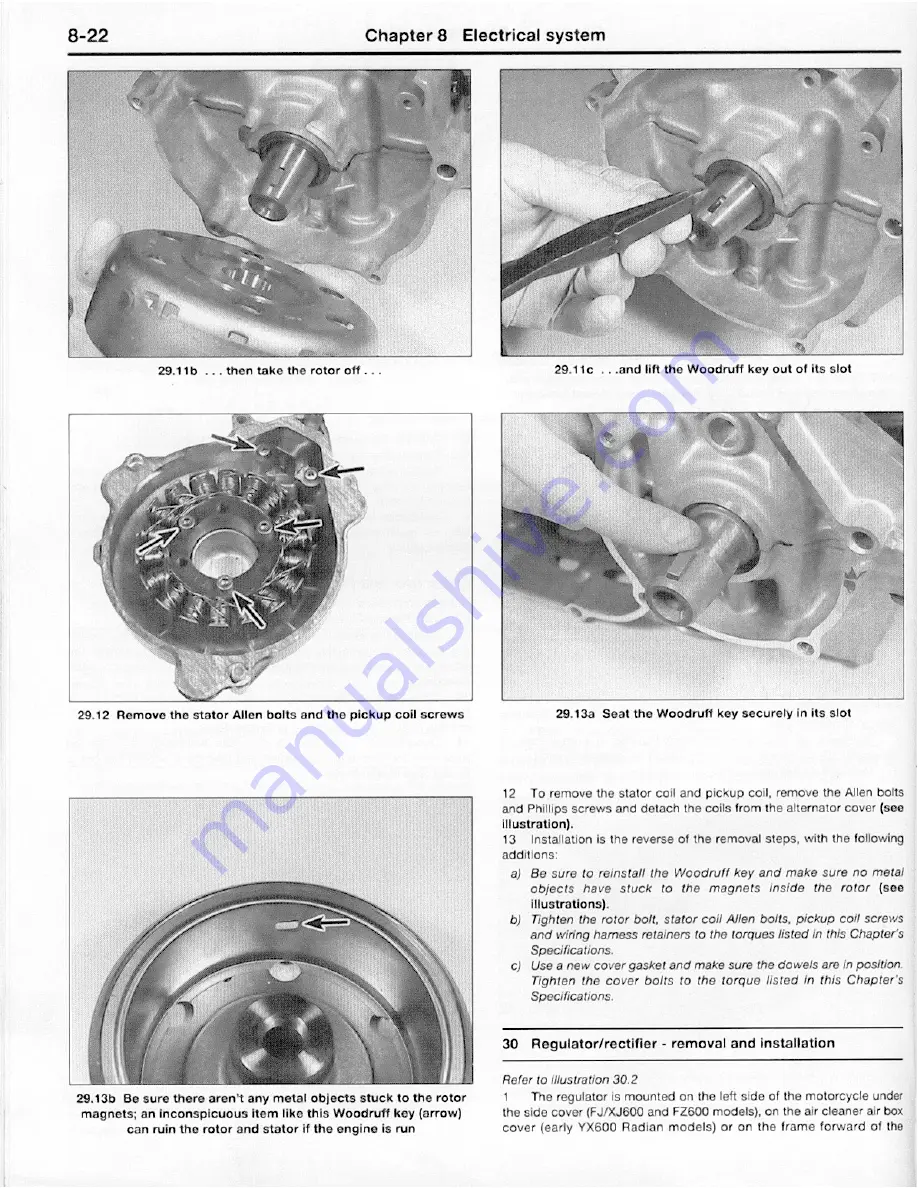 Yamaha 1984 FJ600 Owners Workshop Manual Download Page 192