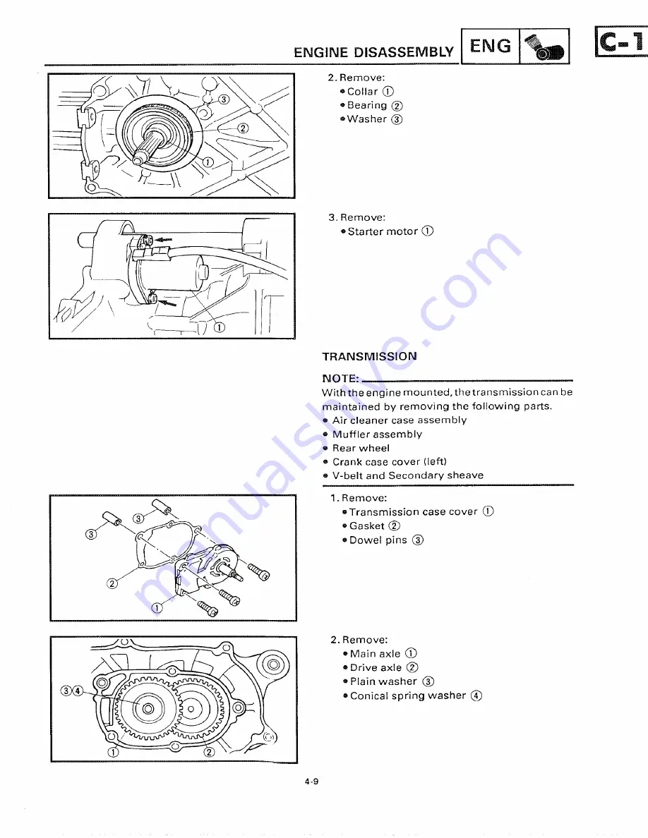 Yamaha 1991 CY50B Service Manual Download Page 79