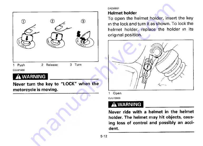 Yamaha 1993 XV1000E Owner'S Manual Download Page 33