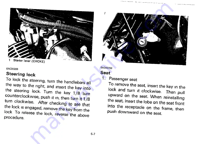 Yamaha 1993 XV535E Owner'S Manual Download Page 28