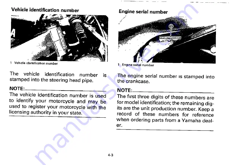 Yamaha 1993 YZF750RE Owner'S Manual Download Page 26