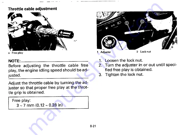 Yamaha 1993 YZF750RE Owner'S Manual Download Page 95