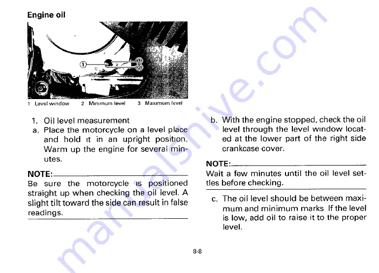 Yamaha 1993 YZF750SPE Owner'S Manual Download Page 81