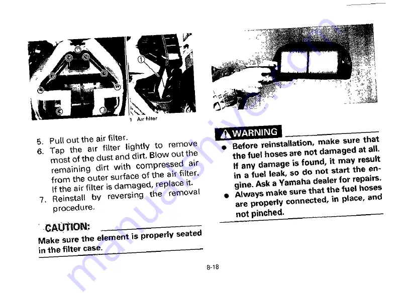 Yamaha 1993 YZF750SPE Owner'S Manual Download Page 91