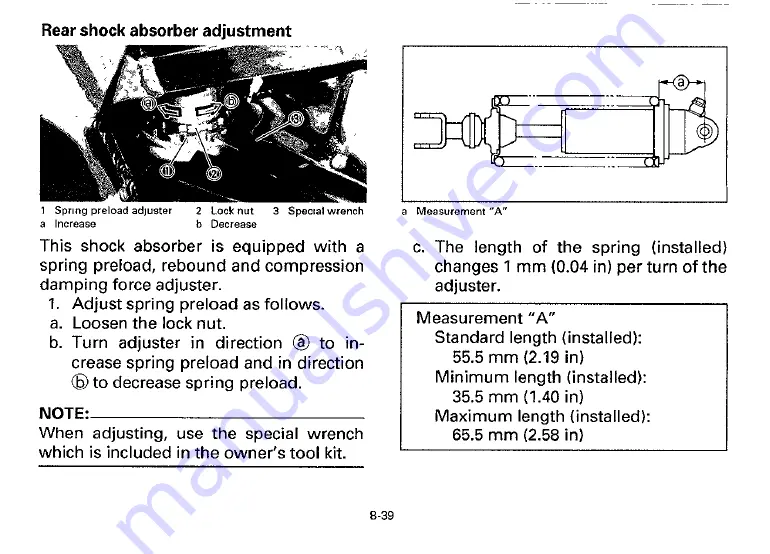 Yamaha 1993 YZF750SPE Owner'S Manual Download Page 112