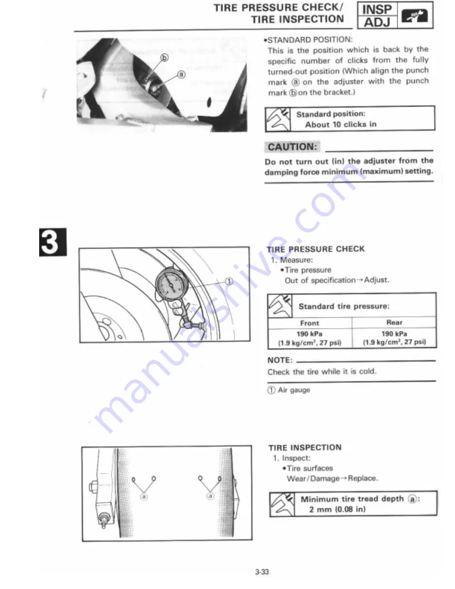 Yamaha 1995 TZ125G1/(G) Manual Download Page 67