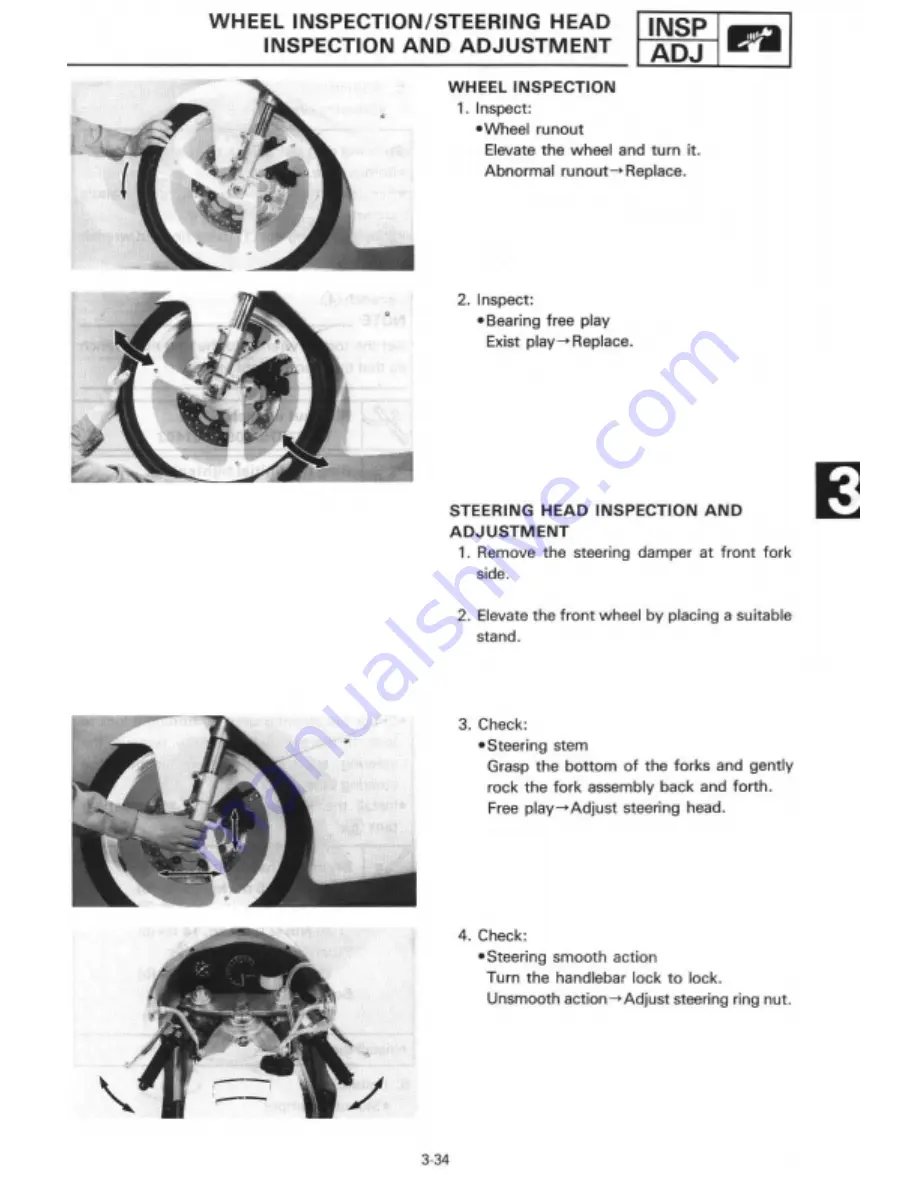 Yamaha 1995 TZ125G1/(G) Manual Download Page 68