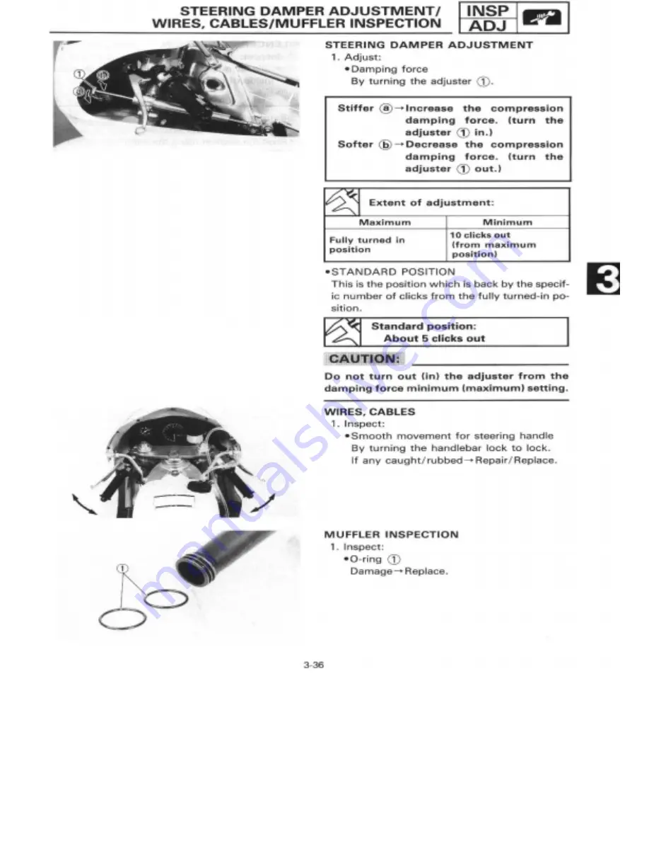 Yamaha 1995 TZ125G1/(G) Manual Download Page 70