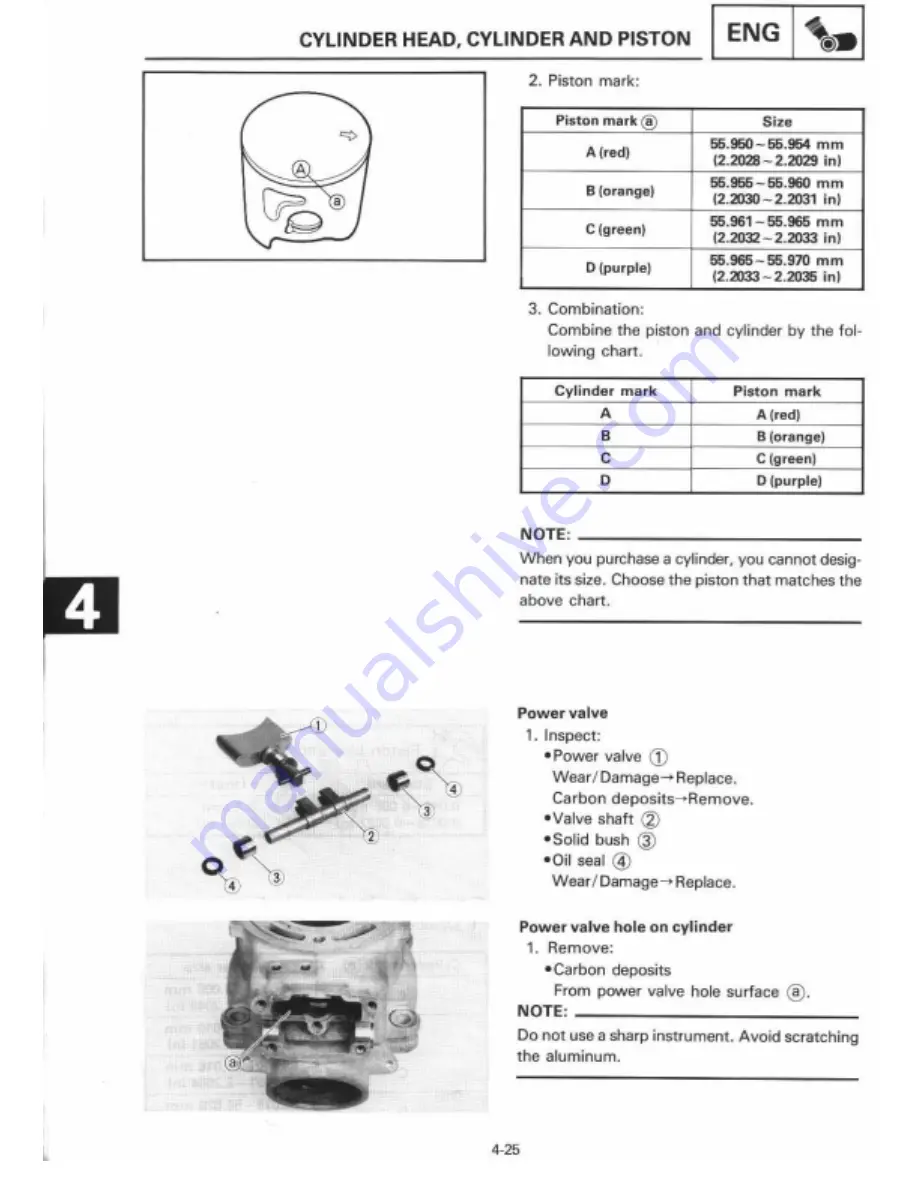 Yamaha 1995 TZ125G1/(G) Скачать руководство пользователя страница 99