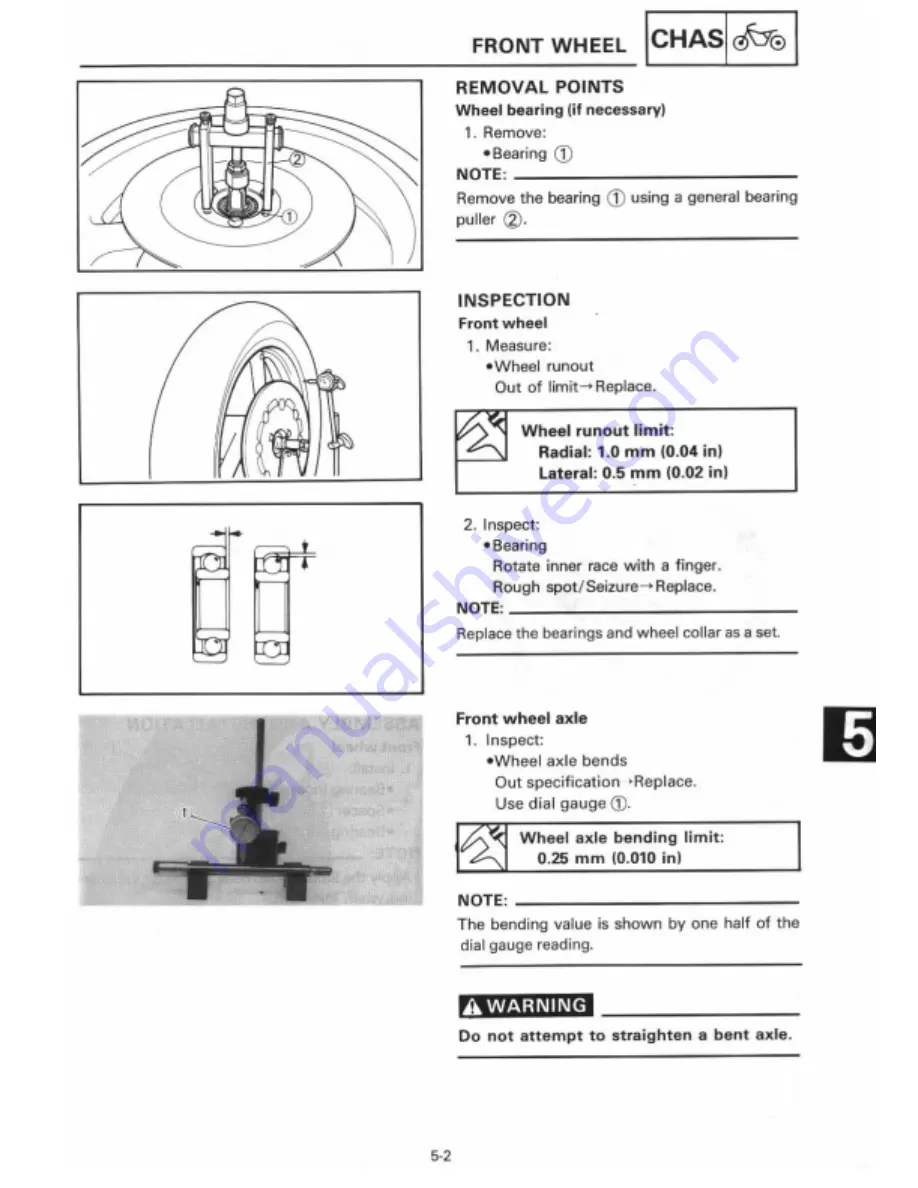 Yamaha 1995 TZ125G1/(G) Скачать руководство пользователя страница 153