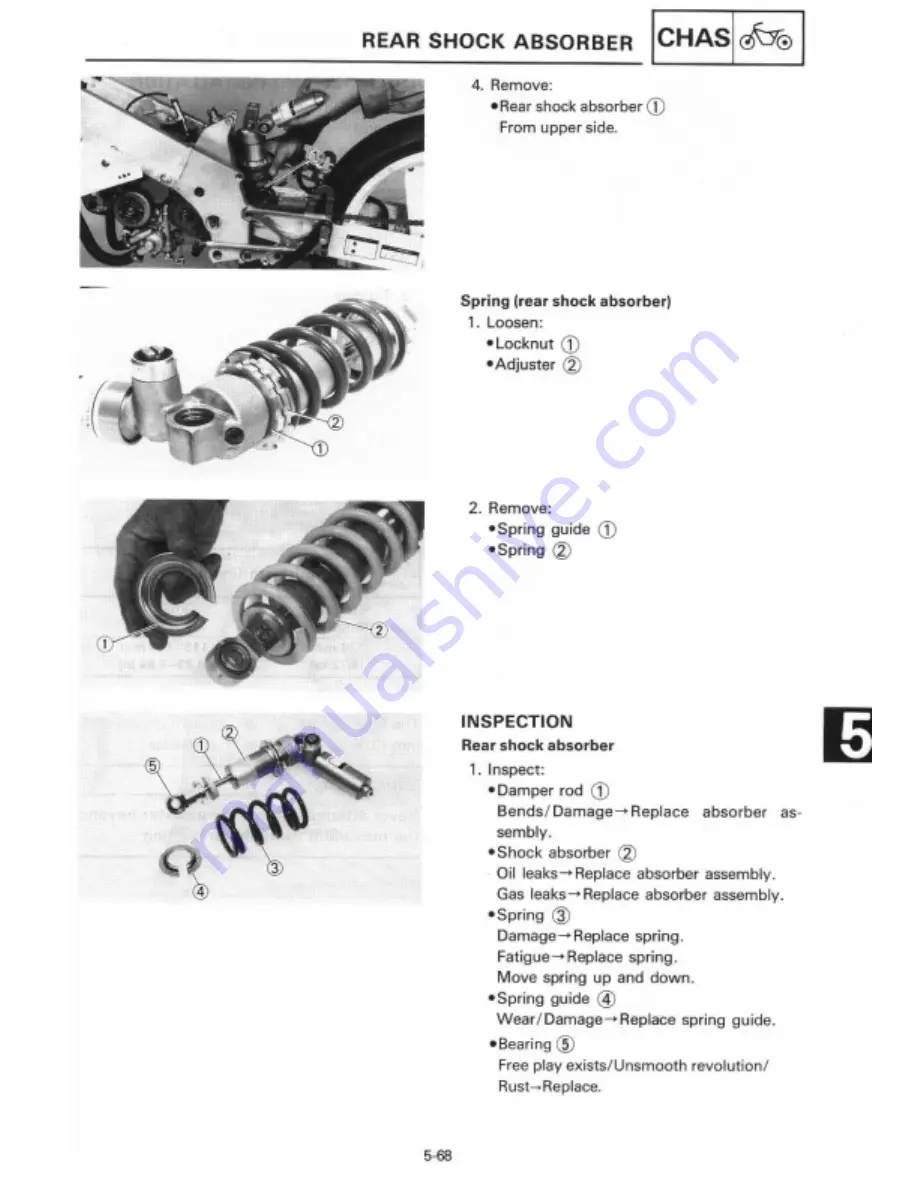 Yamaha 1995 TZ125G1/(G) Скачать руководство пользователя страница 213