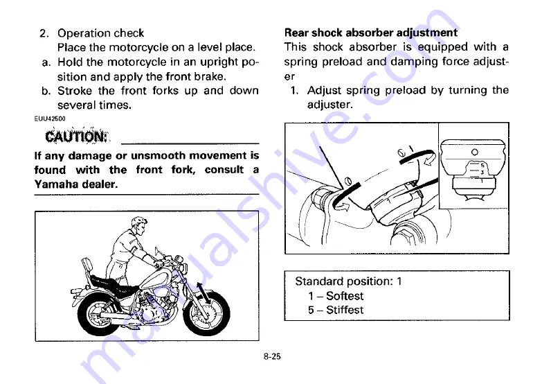 Yamaha 1996 XV1100H Скачать руководство пользователя страница 77