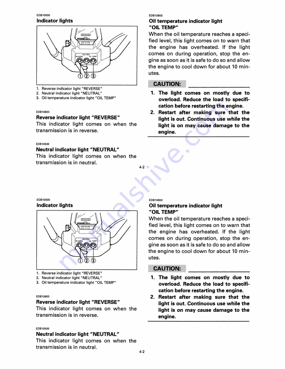 Yamaha 1998 BigBear 2x4 YFM350UK Owner'S Manual Download Page 25