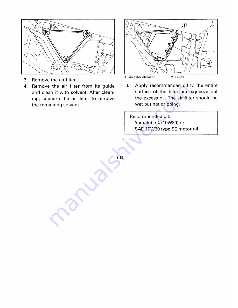 Yamaha 1998 XT350K Owner'S Manual Download Page 71