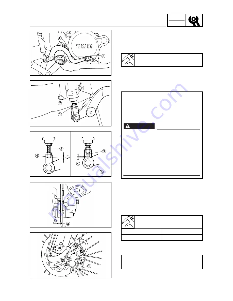 Yamaha 2000 WR450F Owner'S Service Manual Download Page 218