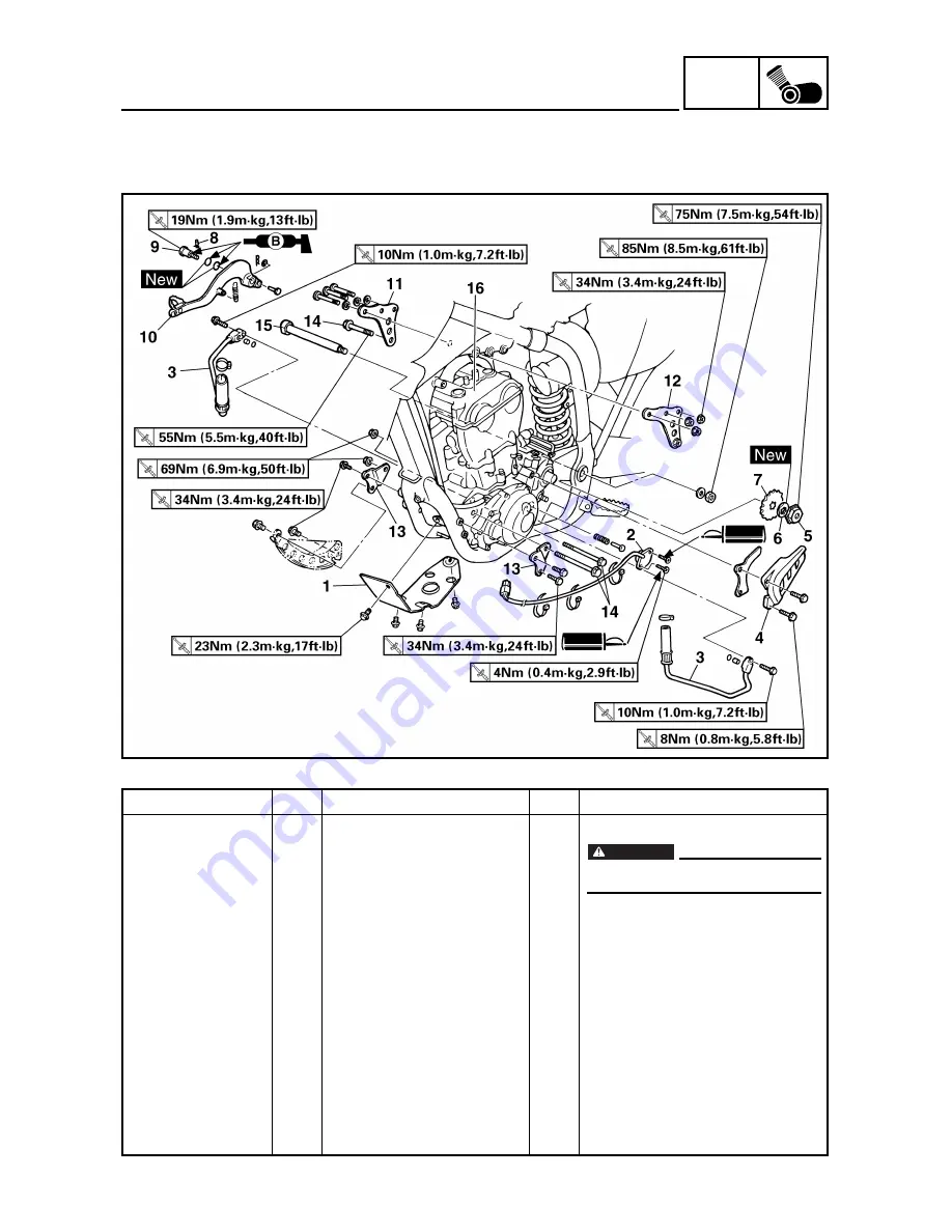 Yamaha 2000 WR450F Owner'S Service Manual Download Page 410