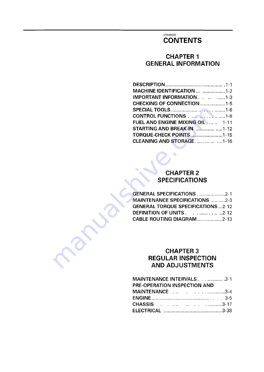 Yamaha 2000 YZ250/LC Owner'S Service Manual Download Page 20