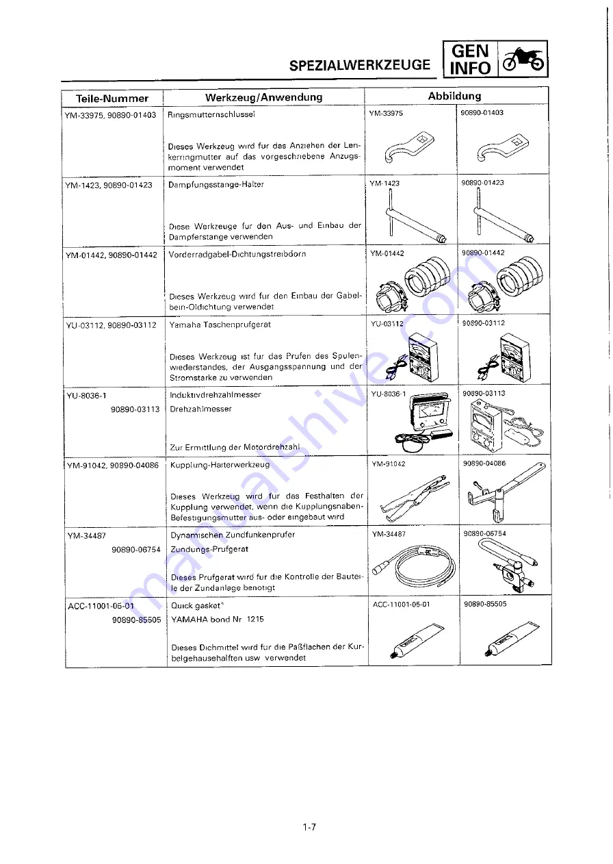 Yamaha 2000 YZ250/LC Owner'S Service Manual Download Page 41