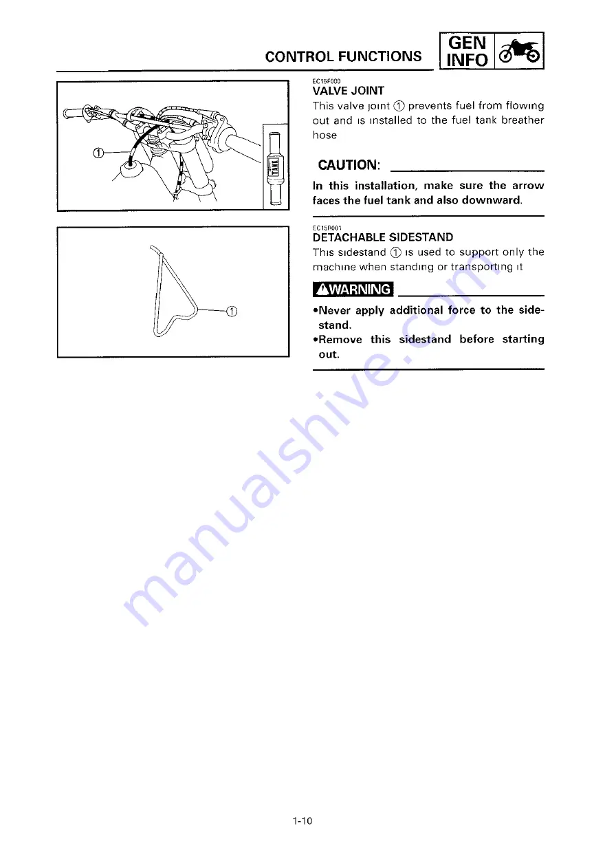 Yamaha 2000 YZ250/LC Owner'S Service Manual Download Page 48