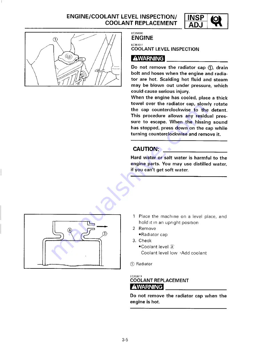 Yamaha 2000 YZ250/LC Owner'S Service Manual Download Page 138