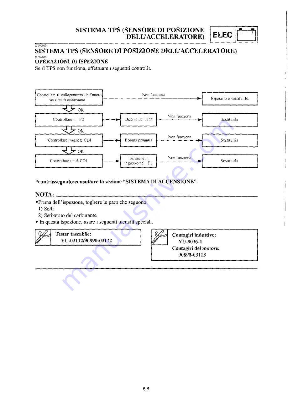 Yamaha 2000 YZ250/LC Owner'S Service Manual Download Page 507