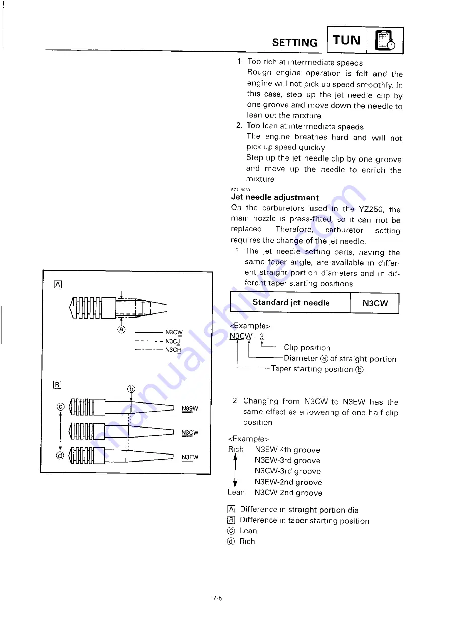 Yamaha 2000 YZ250/LC Owner'S Service Manual Download Page 524