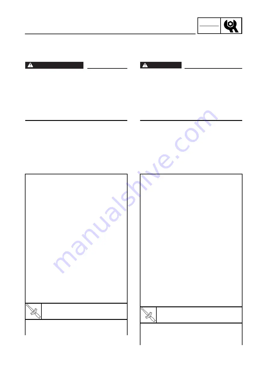 Yamaha 2001 YZ426F/LC Owner'S Service Manual Download Page 193