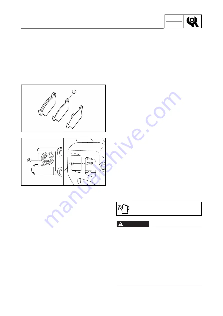 Yamaha 2001 YZ426F/LC Owner'S Service Manual Download Page 204