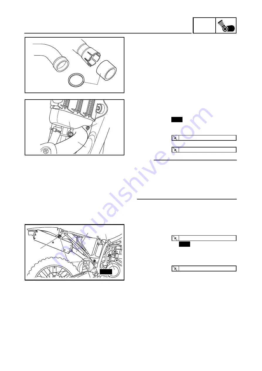 Yamaha 2001 YZ426F/LC Owner'S Service Manual Download Page 242