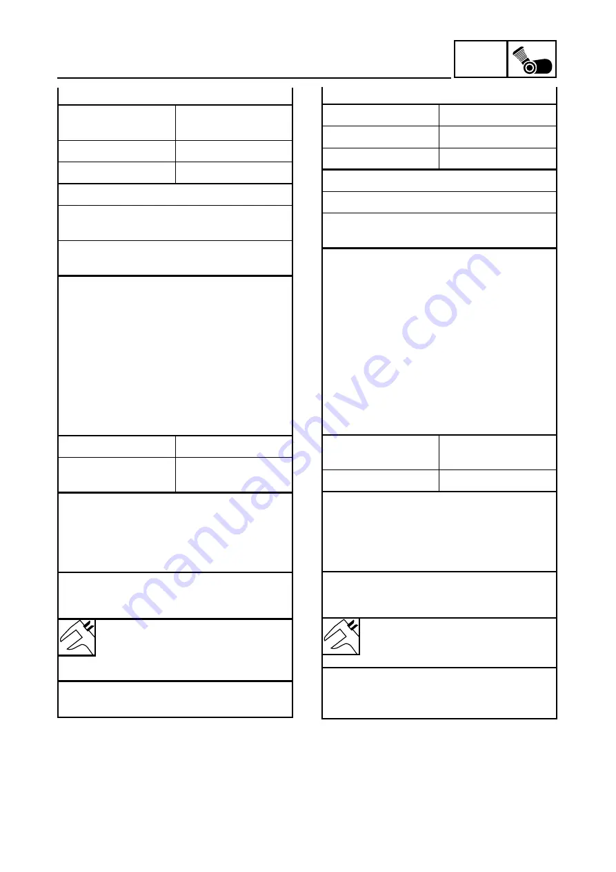 Yamaha 2001 YZ426F/LC Owner'S Service Manual Download Page 319