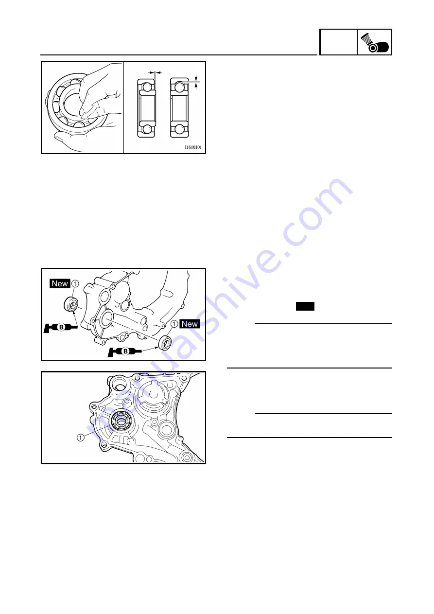 Yamaha 2001 YZ426F/LC Owner'S Service Manual Download Page 346