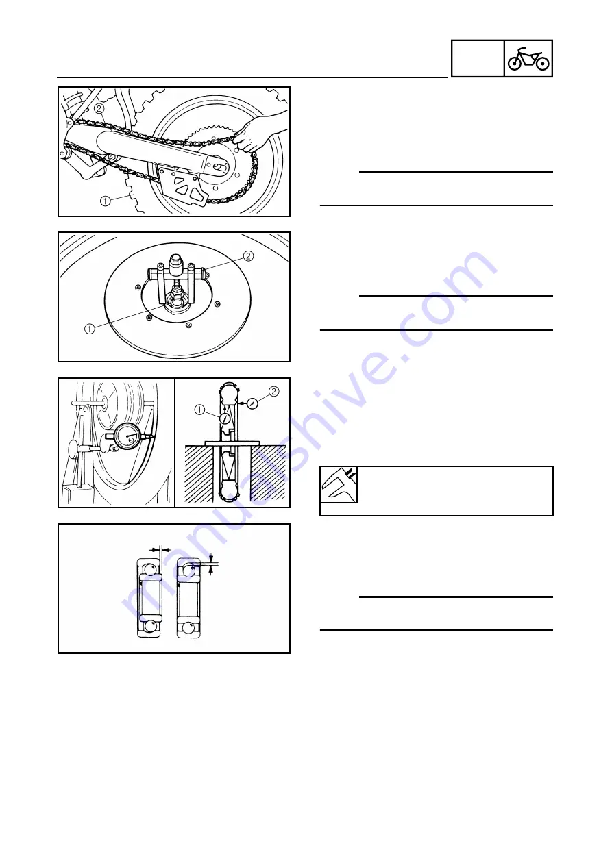 Yamaha 2001 YZ426F/LC Owner'S Service Manual Download Page 432