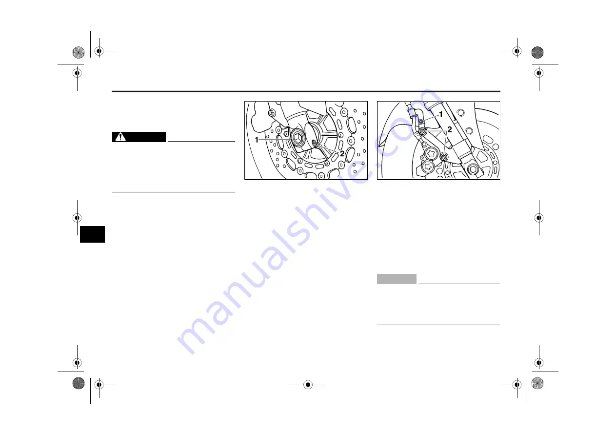 Yamaha 2001 YZF-R1M Owner'S Manual Download Page 92