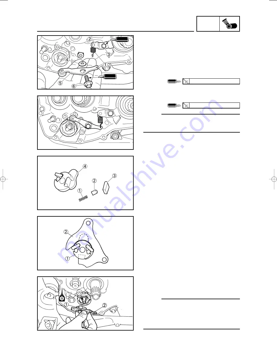 Yamaha 2002 YZ250LC Service Manual Download Page 134