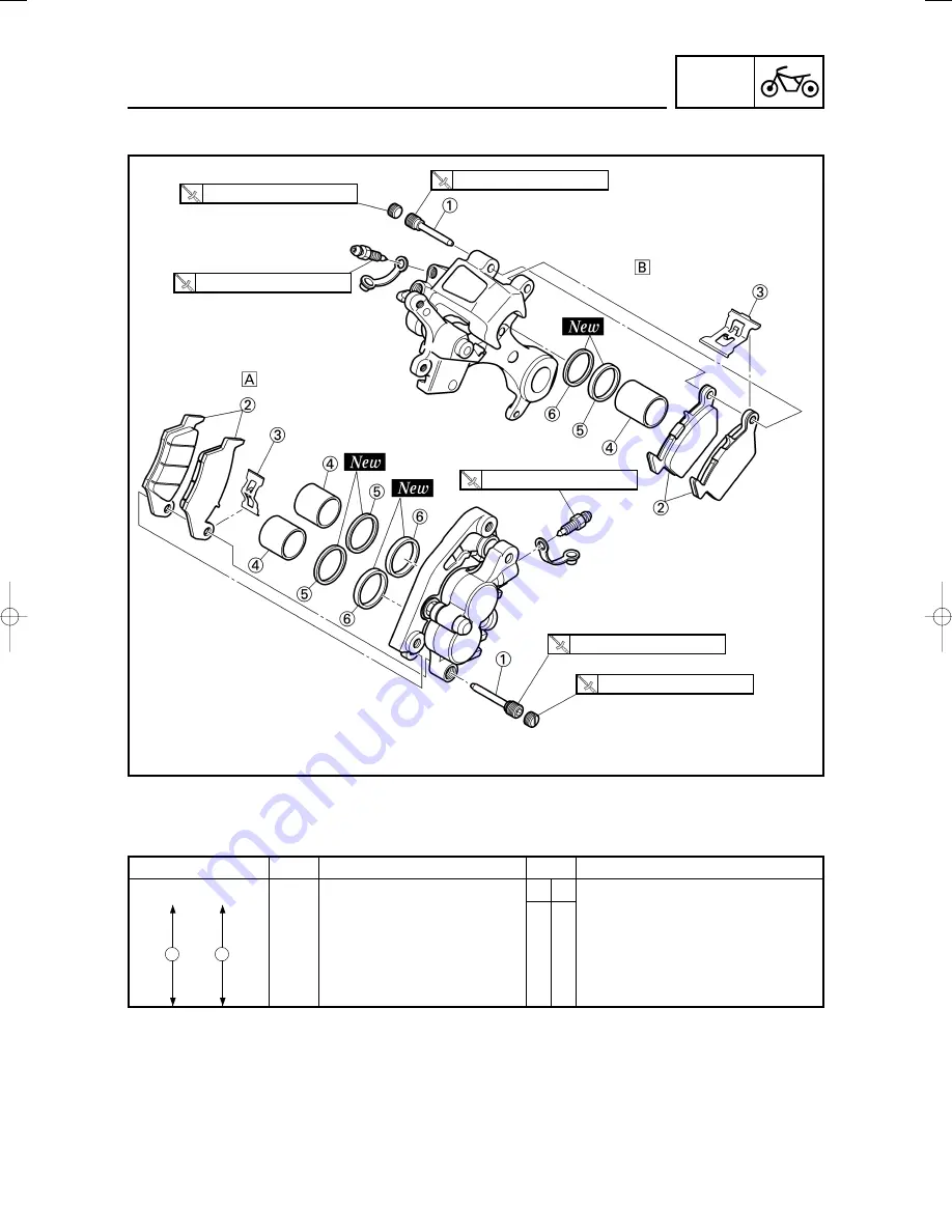 Yamaha 2002 YZ250LC Service Manual Download Page 177