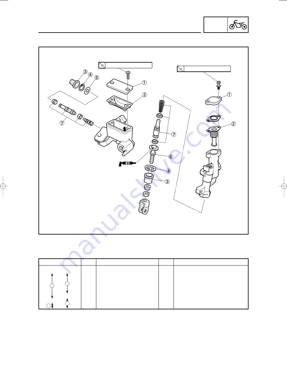 Yamaha 2002 YZ250LC Service Manual Download Page 178