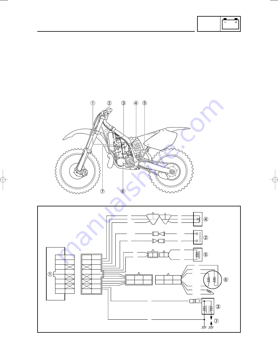 Yamaha 2002 YZ250LC Скачать руководство пользователя страница 230