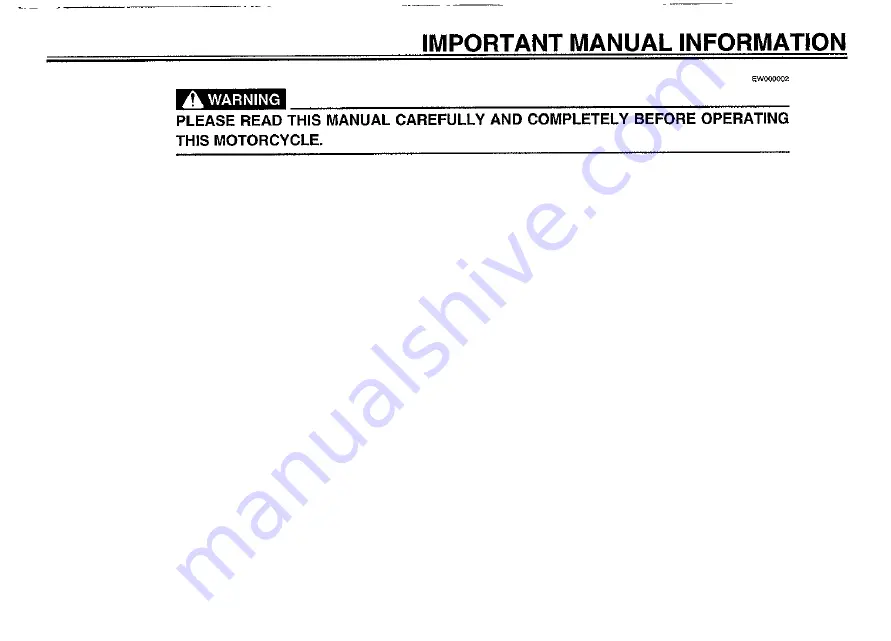 Yamaha 2002 YZF-R6P Owner'S Manual Download Page 4