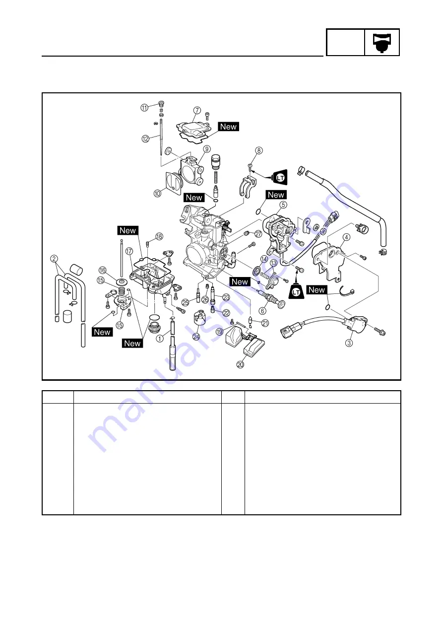 Yamaha 2003 YFZ450S Service Manual Download Page 240